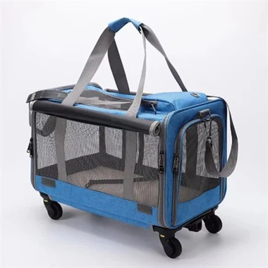 En Vwayaj Pliable Cat Dog Carrier Ak Wou